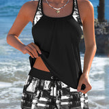 Tankini Modo Tie-Dye Top y Shorts