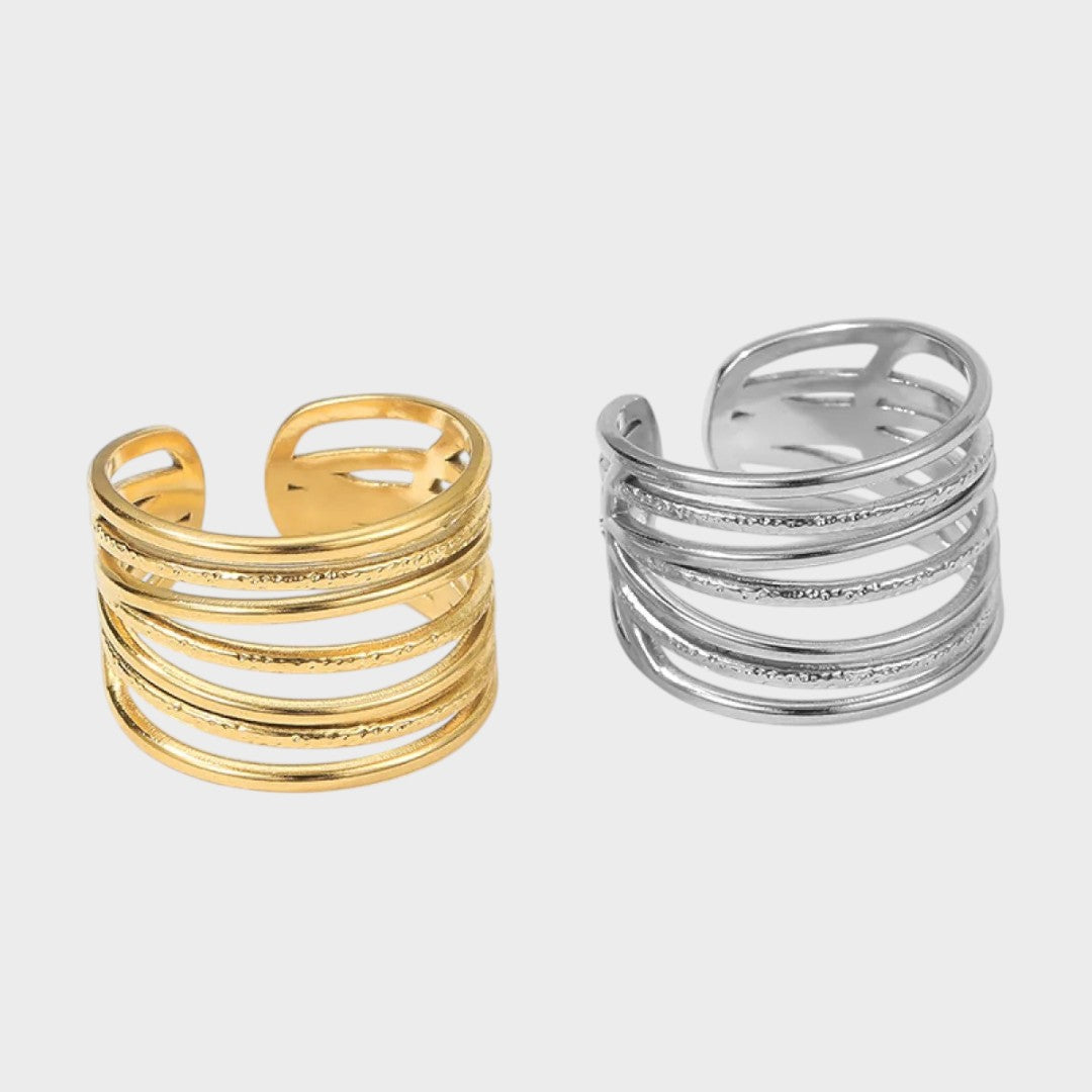 Rubi | Anillo Ajustable de Acero Inoxidable