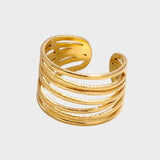 Rubi | Anillo Ajustable de Acero Inoxidable