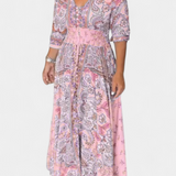 Dunya Vestido Casual de Verano con Escote en V