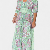 Dunya Vestido Casual de Verano con Escote en V