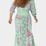Dunya Vestido Casual de Verano con Escote en V