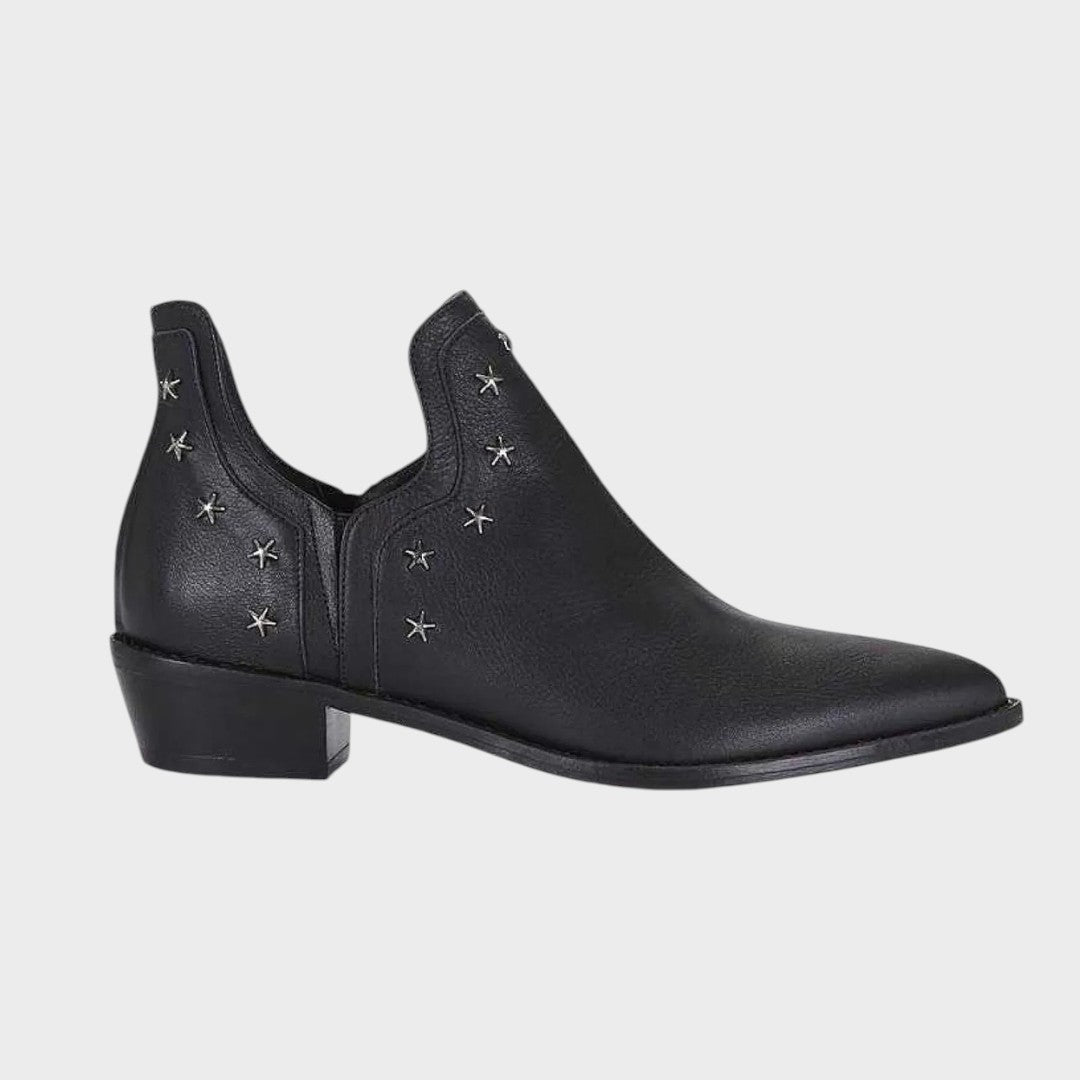 Estrella | Botines de Piel con Forma Puntiaguda