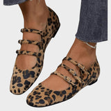 Poliana | Bailarinas con Estampado de Leopardo