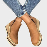 Vina | Botines de Piel con Plataforma