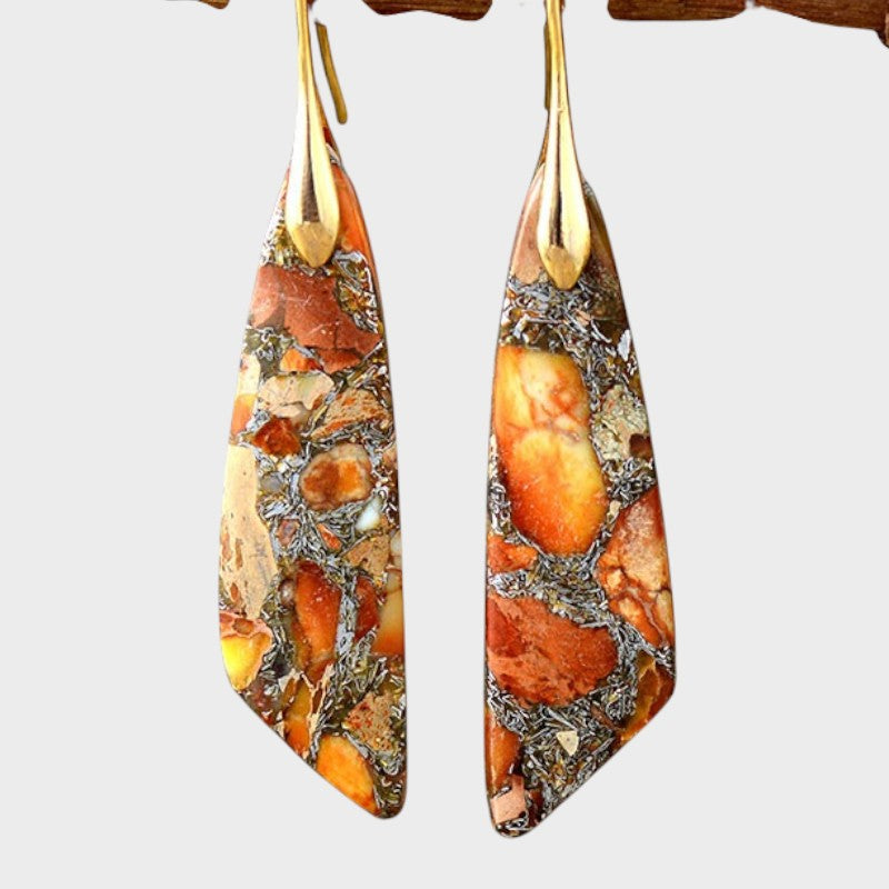 Ala | Pendientes con Piedras de Colores