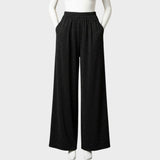 Verina | Pantalón de Pierna Ancha con Brillante