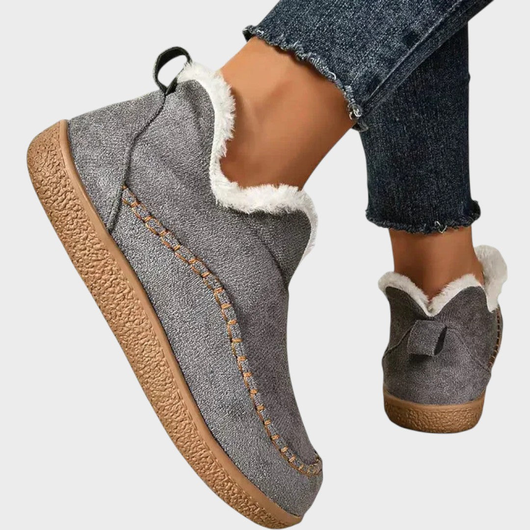 Maria | Botines Ortopédicas Con Pelo