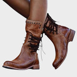 Yara | Botas Con Cordones