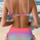 Bikini Impreso de Dos Piezas