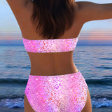 Bikini Impreso Leopardo Bandeau