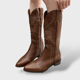 Botas Cowboy Mujer Tacón Medio