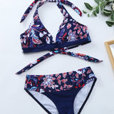 Bikini con motivo floral