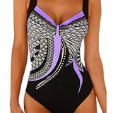 Maillot de baño de una pieza con estampado