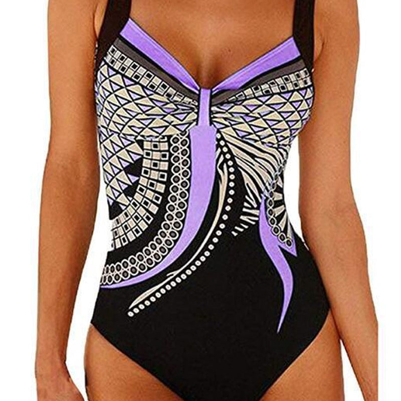 Maillot de baño de una pieza con estampado