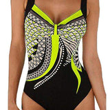 Maillot de baño de una pieza con estampado