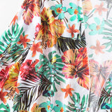 Bikinis con estampado floral y cubre-bikini