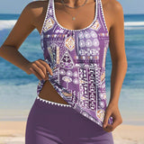 Tankini Col U Dos Piezas Impreso