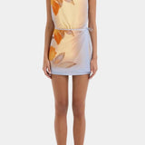 Serene Vestido Mini en Floral Secuoya