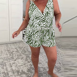Maillot de Baño Slim Fit Impreso Cebra