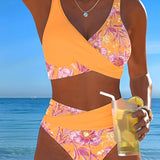 Bikini Floral Impreso Sexy