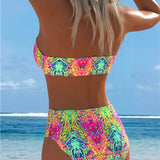 Bikini Bandeau Impreso