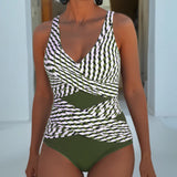 Bañador con Corte Cruzado para Estilo Relajado de Resort