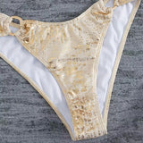 Bikini Diseño Boucle Metal