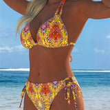 Bikini Colorido con Estampado