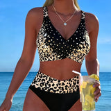 Bikini Bralette Leopardo Impreso