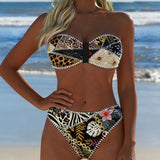 Bikini Bloque de Color Bralette