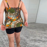 Bañador de Dos Piezas con Estampado Boxer