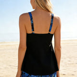 Tankini Sin Mangas Corte Cuadrado