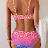 Bikini Estilizado Impreso Animal