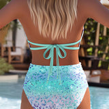 Bikini Dos Nu Sexy Sujetador Impreso