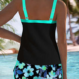 Tankini Pantalón De Playa De Dos Piezas