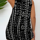 Tankini de dos piezas estampado