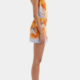 Serene Vestido Mini en Floral Secuoya