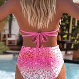 Bikini Dos Nu Sexy Sujetador Impreso