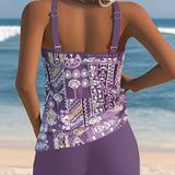 Tankini Col U Dos Piezas Impreso