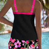 Tankini Pantalón De Playa De Dos Piezas