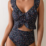 Bikini Petit Floral Volanté