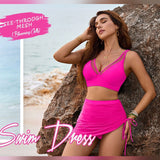 Bikini Falda de Baño de Cintura Alta