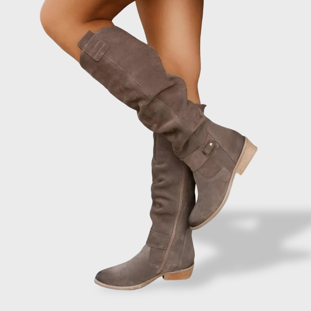 Valeria | Botas Elegantes de Piel de Alta Calidad para Mujer