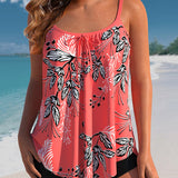 Tankini impreso con tirantes