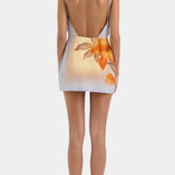 Serene Vestido Mini en Floral Secuoya