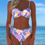 Impresión de Bikini Bralette Hoja