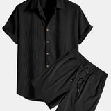 Francisco | Conjunto con camisa de lino y pantalón corto