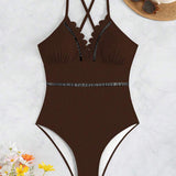 Maillot de Baño Monopieza Uni Sexy Hueco