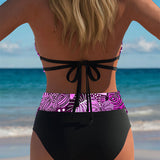 Bikini Sexy Dos Nu Sujetador Impreso